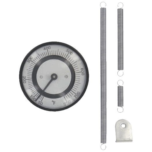 Dwyer Pipe-Mount Bimetal Surface Thermometer, Series BTP
